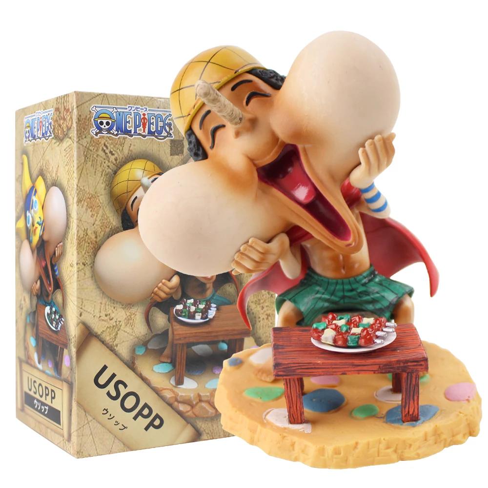 11 см аниме Usopp Q версия милая фигурка кукла счастье статуя Ver. Коллекционные модели