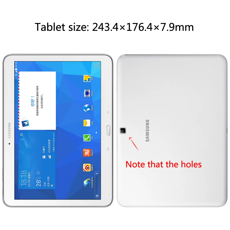 Кожаный чехол-подставка для Samsung Galaxy Tab 4 10 1 SM T530 T531 T535 Tablet | Компьютеры и офис