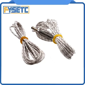 1 шт. нагревательная трубка 12 В24 В 50 Вт нагреватель керамического картриджа Mendel для экструдера J-Head 6*20 мм Запчасти для 3D-принтера 1 м2 м