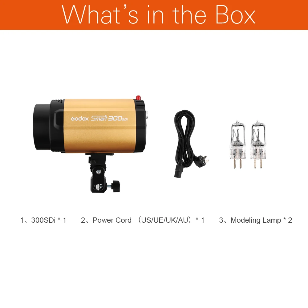 Godox Smart 300SDI 300WS Photo Mini Studio Strobe Flash Speedlite Lamp Head|flash speedlite|godox smartstudio strobe |