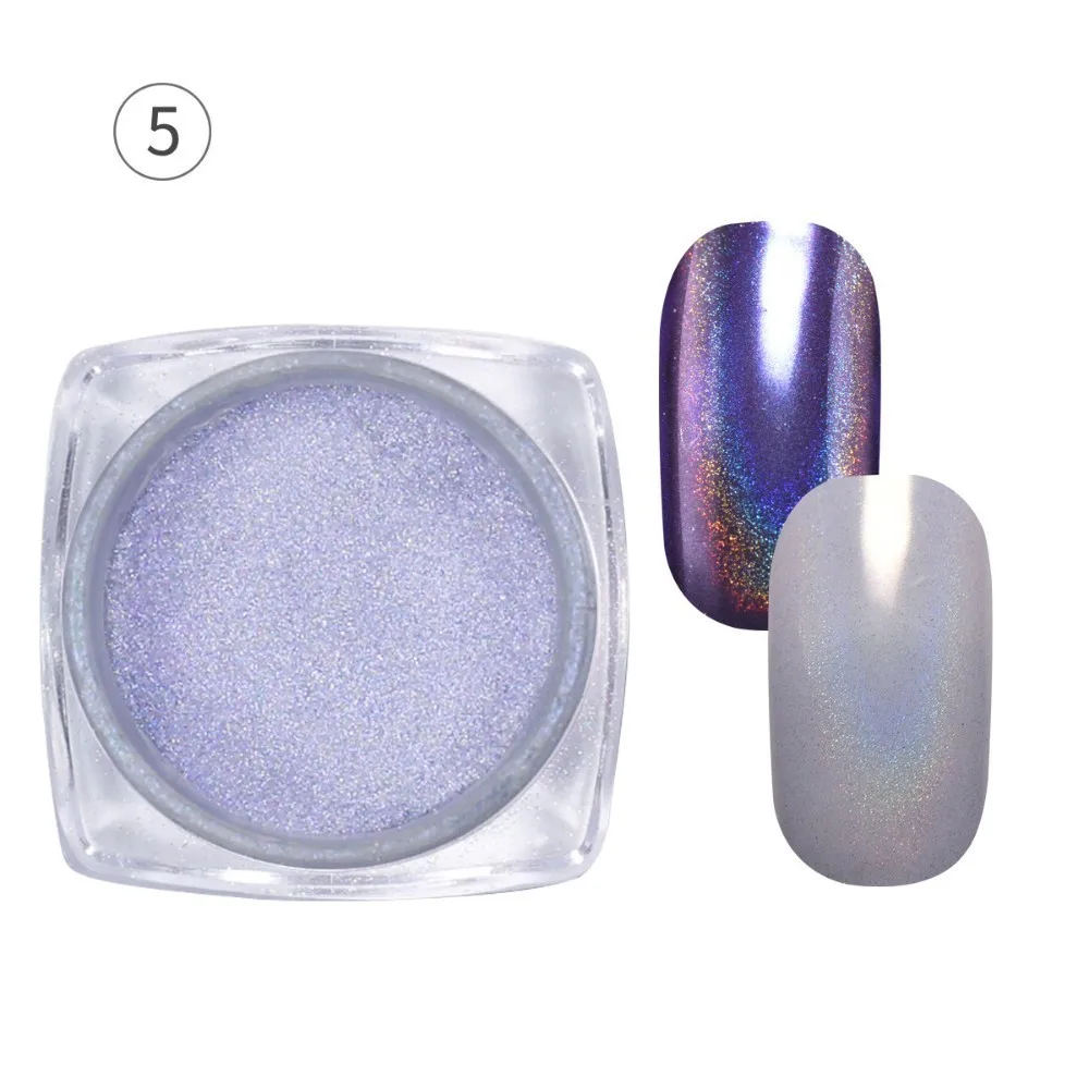 1 шт. BEAUTYBIGBANG 0,2 г мерцающий блеск для ногтей пигмент Блестящий лазер в виде ракушки порошок Маникюр украшения для ногтей - Цвет: 5