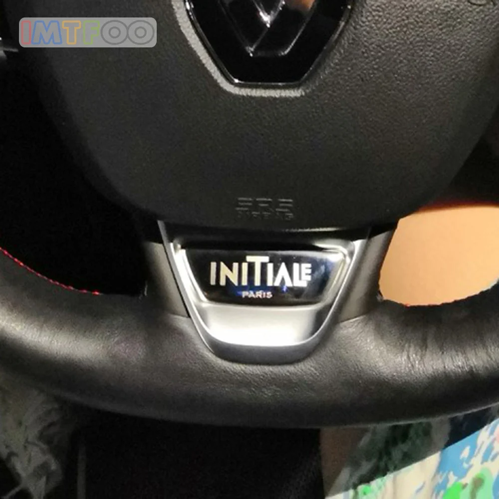 IMTFOO наклейка на руль из нержавеющей стали для RENAULT KADJAR KOLEOS 2016 2017 аксессуары