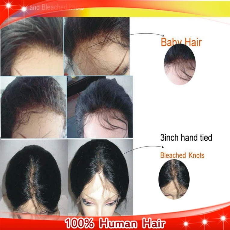 100% unprocessed virgin hair afro kinky curly front lace wig glueless natural hairline human wigs for afican american | Шиньоны и