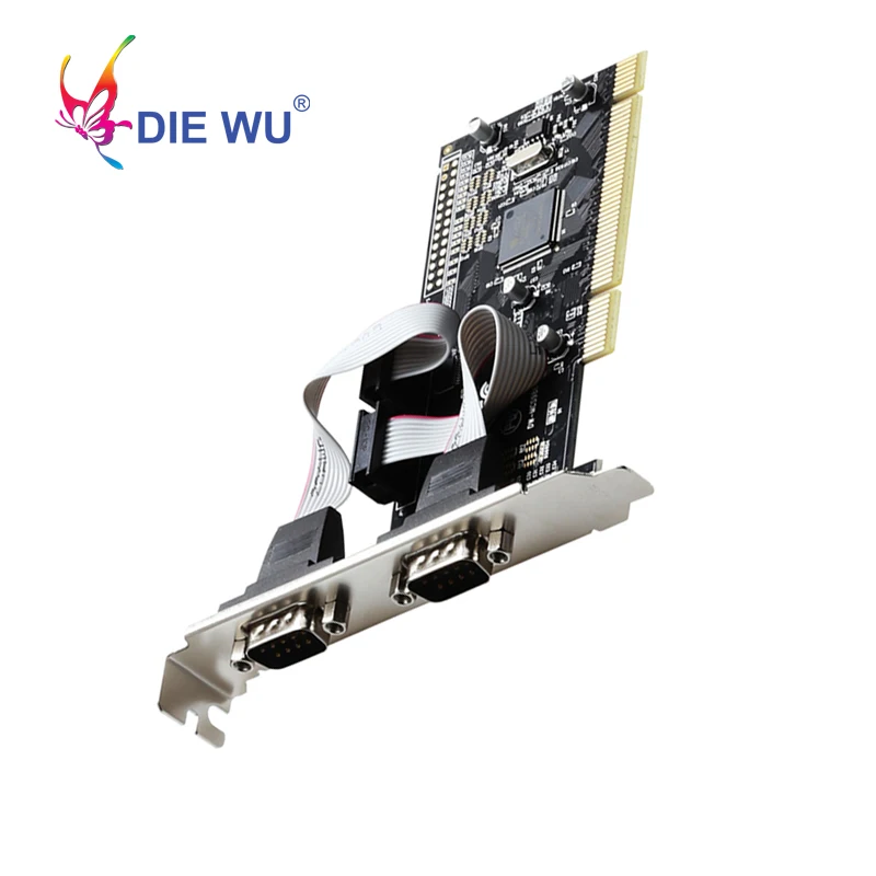 Плата расширения последовательного порта DIEWU 2 RS232 PCI последовательный переходник