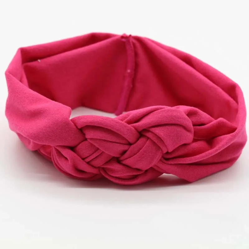2017 Модные Детские эластичные обручи для волос ободки девочек с бантиком тюрбан