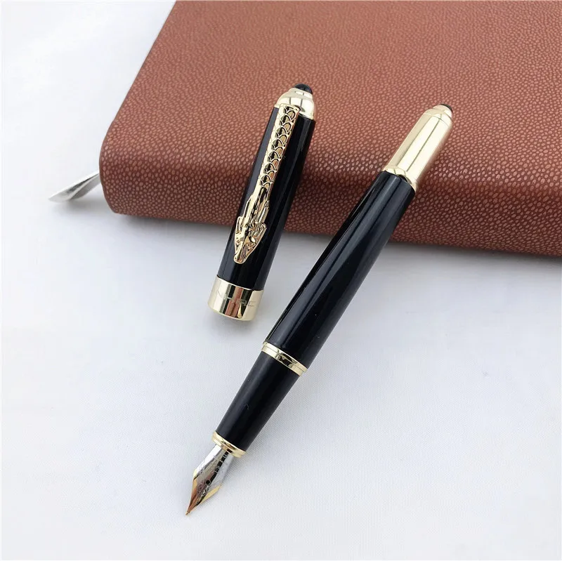 

JINHAO luxury fountain pen promotion metal ink pens school stationery business gift father friend present 002