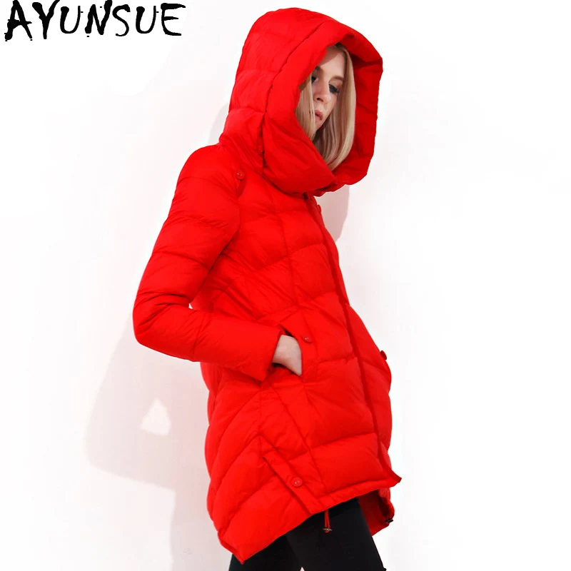 Зимнее пальто пуховик женская модная Корейская ульсветильник Кая куртка-пуховик