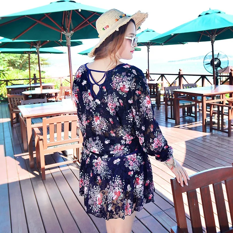 Для женщин высокое ждали Плавание костюм одежда 2021 новые Экстра размера плюс