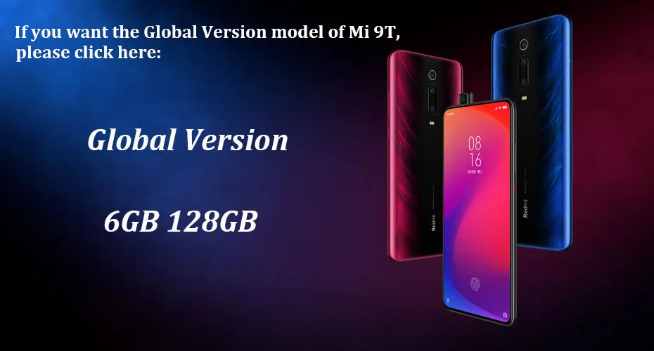 Xiaomi Redmi K20 6GB 128GB Snapdragon 730 Octa Core 6,39 ''AMOLED дисплей 4000mAh 48MP камеры