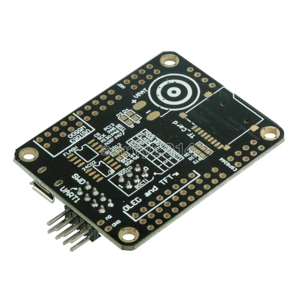 Плата разработки мини системы STM32F103C8T6 ARM основная плата STM32 DC 5 В Wi Fi ESP8266/NRF24L01/WS1053