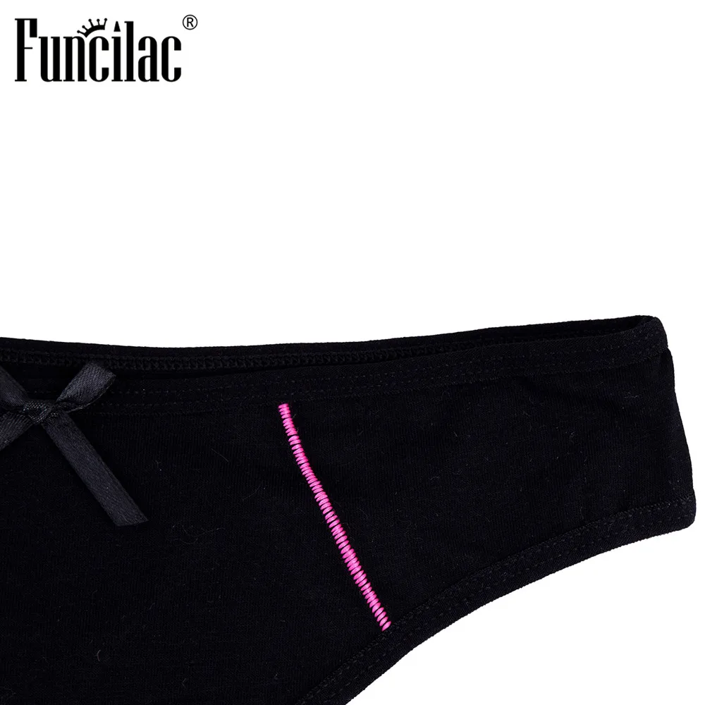 FUNCILAC женское нижнее белье из хлопка сексуальные женские стринги и трусы трусики