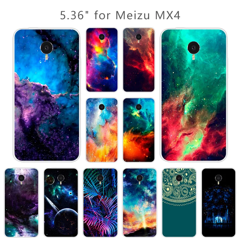 Силиконовый чехол Nebula для Meizu MX4 мягкий телефона s прозрачный из ТПУ mx4 черные