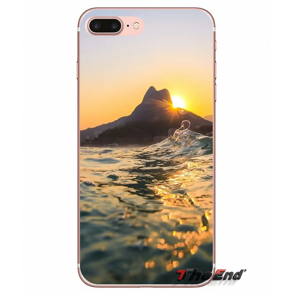Бразилия Рио де статуи Иисуса Чехлы для iPhone X 4 4S 5 5S 5C SE 6 6S 7 8 Plus Samsung Galaxy J1 J3 J5 J7 A3 A5 2016