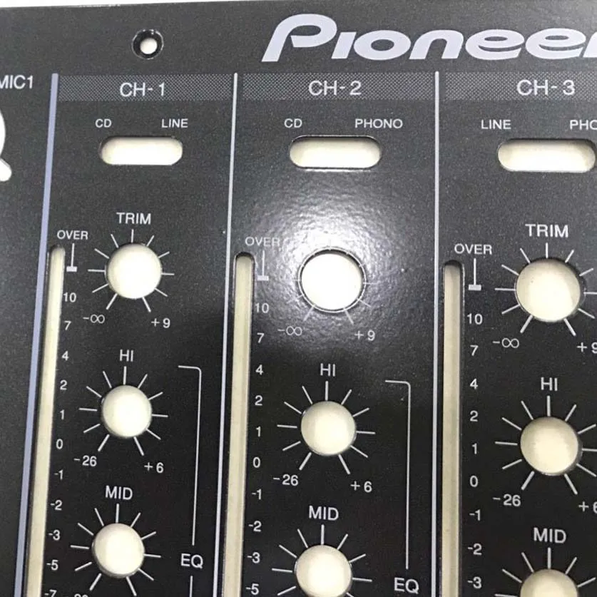 DJM-700 металлическая панель управления Черная Лицевая панель для Pioneer DNB1153 DNB1155
