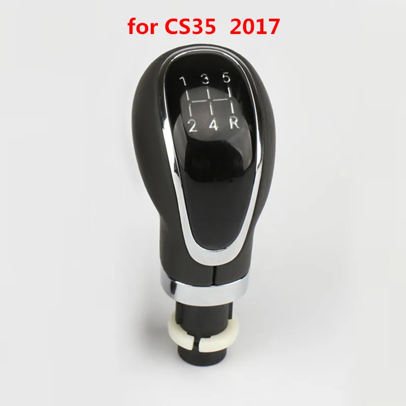 CS35 2017 Black 5-Скорость MT Шестерни рукоятка рычага переключения передач для ChangAn CS35 2012- ручной Шестерни переключения передач Stick Headball Ручка Рукоятка с шариковой головкой для Шестерни ручка брызги - Название цвета: CS35 2017 Black