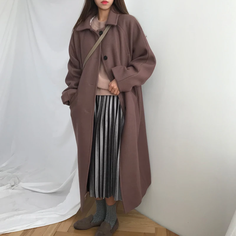 U-SWEAR шерстяное женское модное однобортное высококачественное утепленное теплое