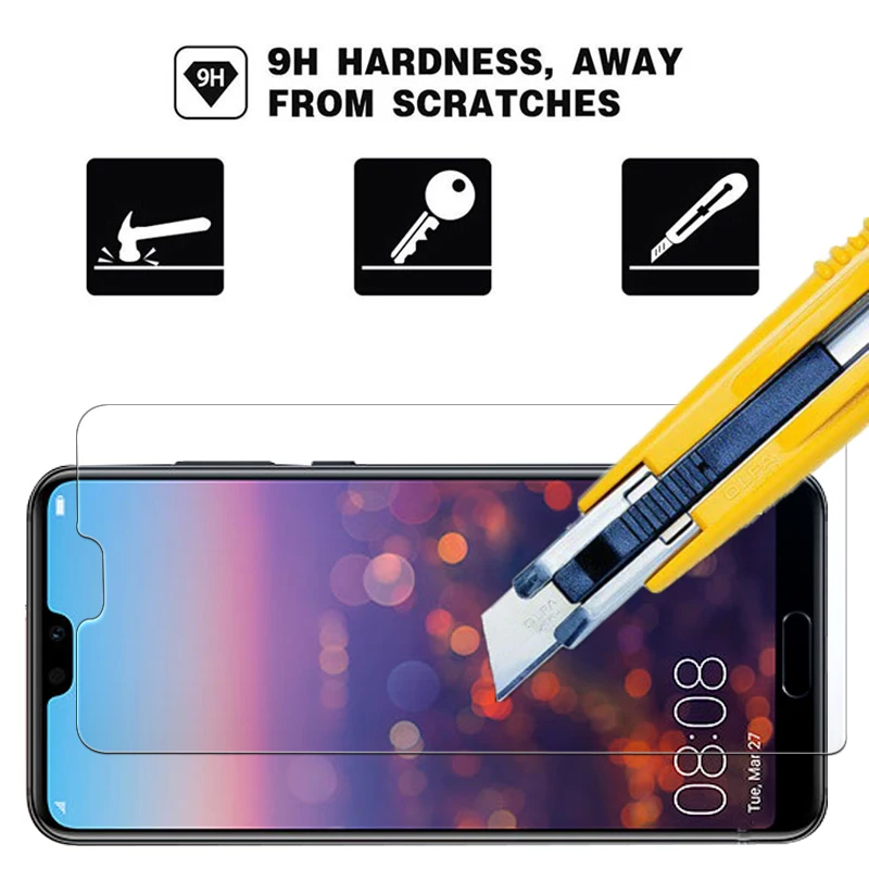 Защитное стекло для huawei p20 lite glas cam huavei huawey p20lite p 20 20p закаленное защитное экрана tremp