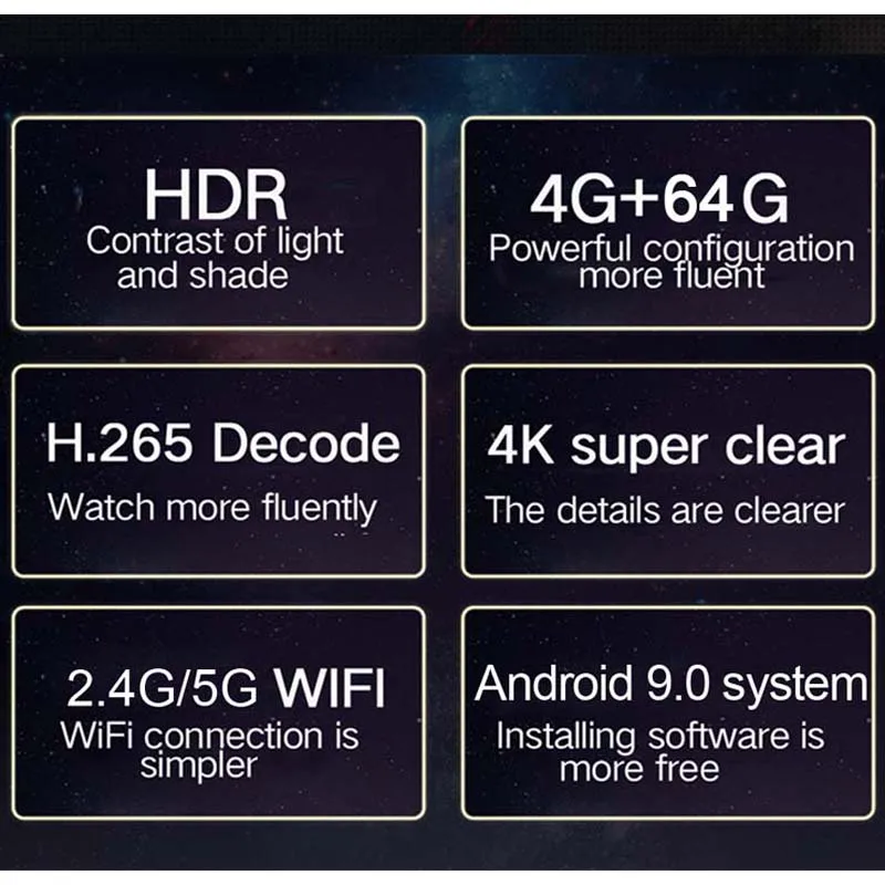 Оригинальный H96 MAX Plus Smart Android 9 0 ТВ коробка 4 Гб оперативной памяти 32 ГБ 64