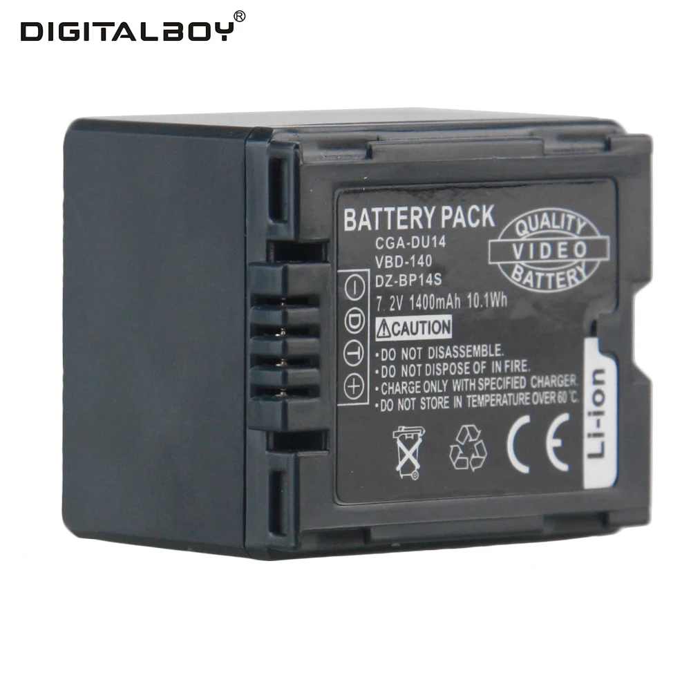 Digital Boy Высокая емкость 1400 мАч 7.2 В CGA-DU14 CGA DU14 cgadu14 1 шт. литий-ионный Батареи для