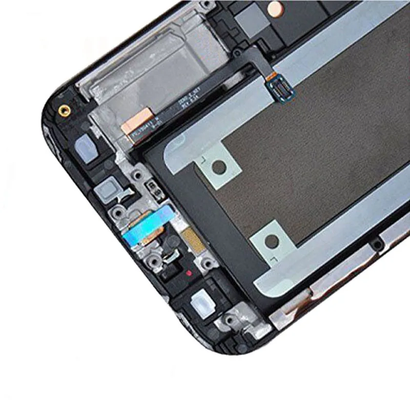 S6 Edge lcd для samsung Galaxy S6 Edge lcd Рамка Дисплей кодирующий преобразователь сенсорного экрана в сборе lcd S6 Edge G925F сенсорный экран