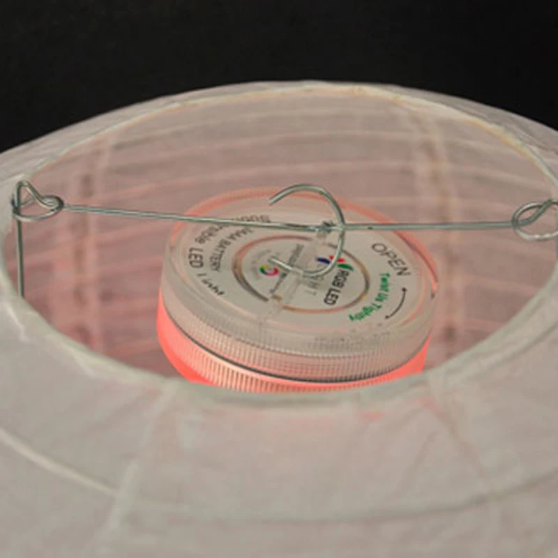 Разноцветный светодиодный бумажный фонарь с пультом дистанционного управления