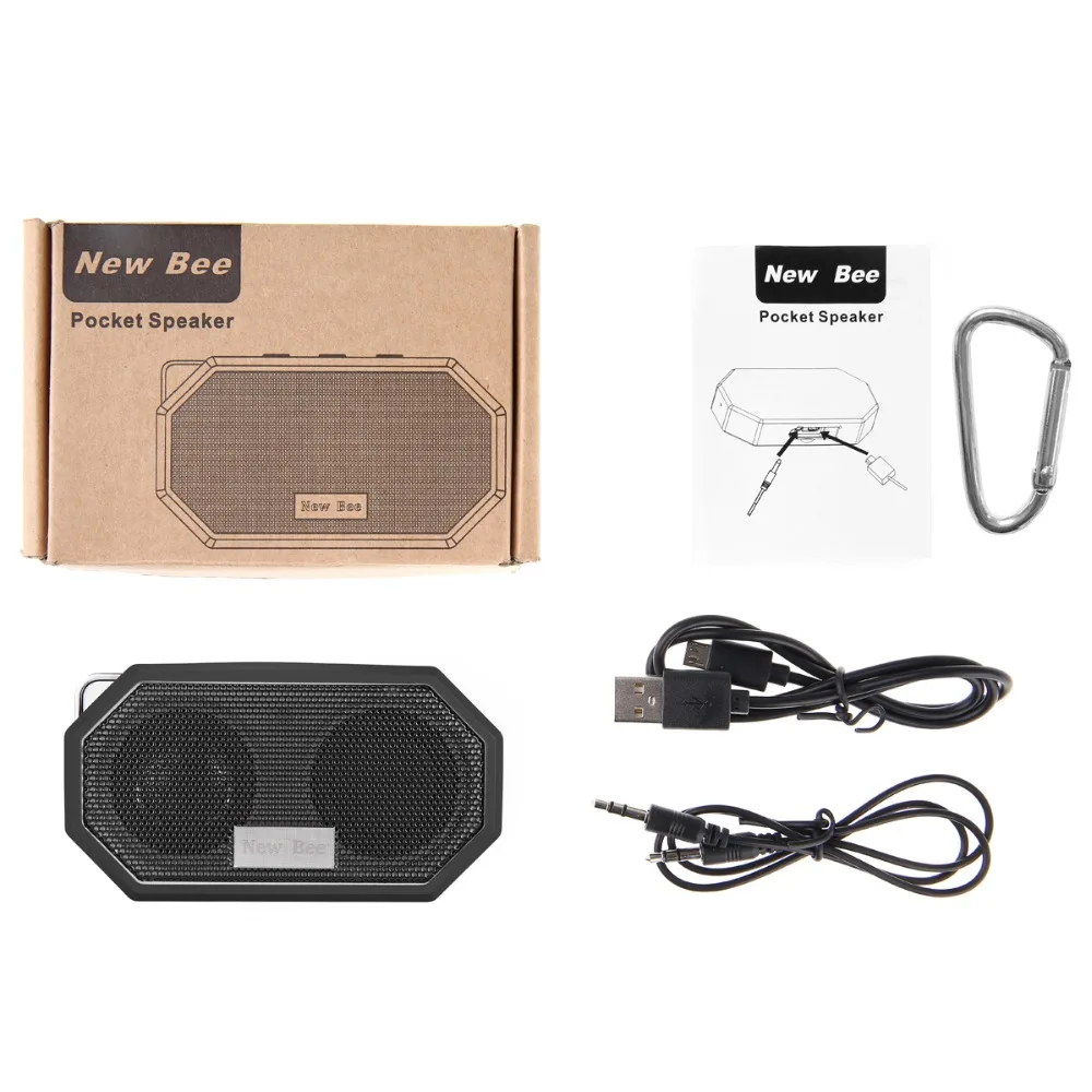 Новый Би Водонепроницаемый Беспроводной Bluetooth Динамик мини сабвуфер душ