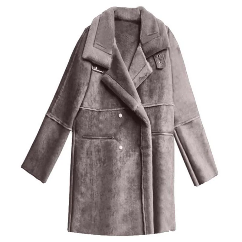 Куртка женская зимняя длинная двубортная | Женская одежда