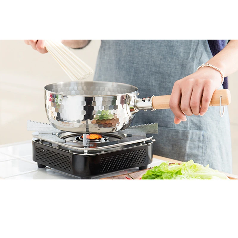 Японские кастрюли 18 см Классический горшок для молока лапша сковорода снега