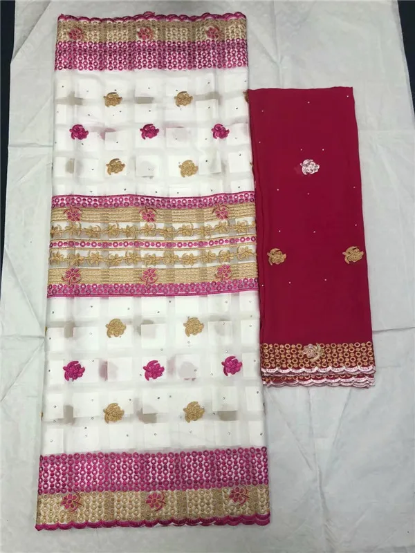 Отверстия дизайн цветы вышивка с камнями швейцарский 100% хлопок Ткань 5 ярдов + 2 м