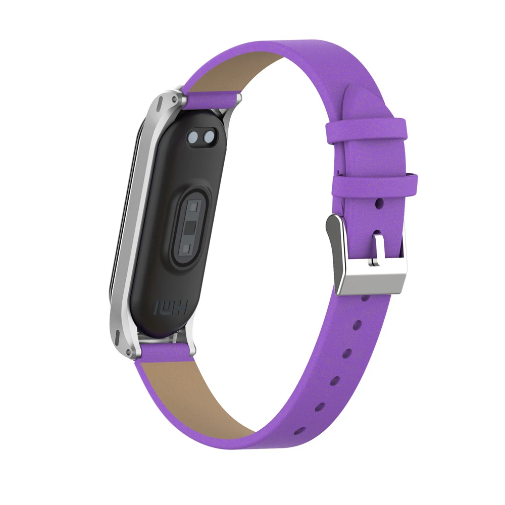Кожаный ремешок для mi band 4 3, металлический чехол, ремешок на запястье для xiaomi band 4, спортивный дышащий браслет для mi band 4, браслет для xiaomi