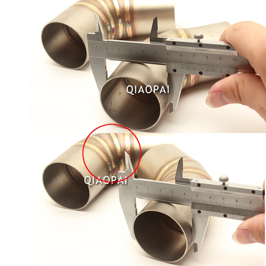Refit Motorcycle Exhaust Link Pipe Connect Middle Ship on Adapter Mid Tube Escape for Ducati Monster 696 796 Accessories | Автомобили и