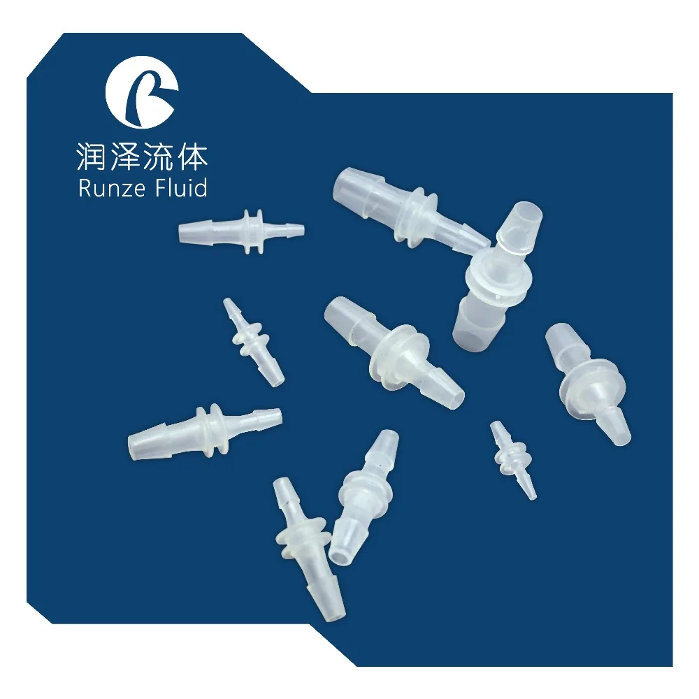 

100-pk Natural Fresh Material Reducing Barb Fitting Plastic Free-Return