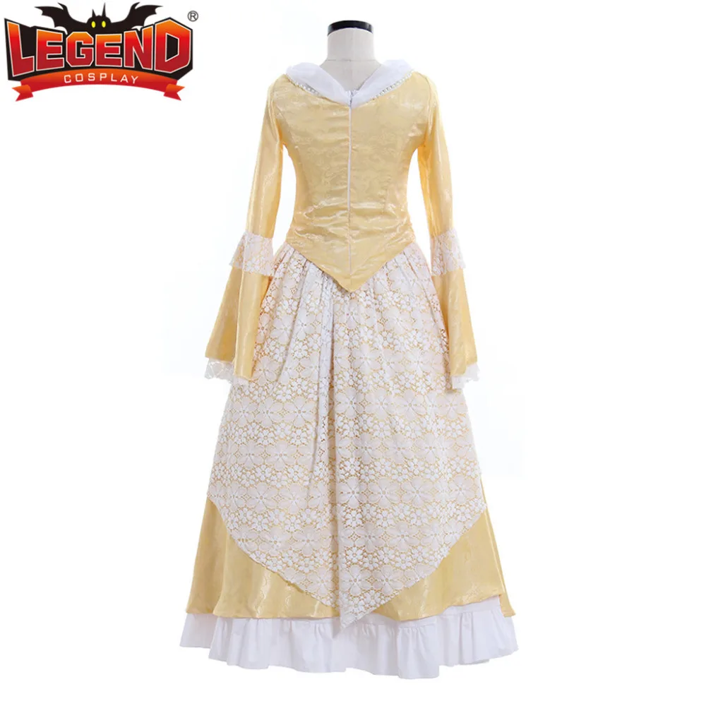 Средневековое платье для костюмированной вечеринки с длинными рукавами