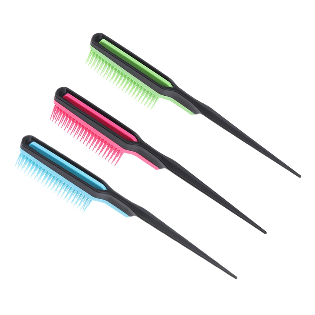 Щетина расческа для кисточек с хвостовой ручкой спины расчесывание создание