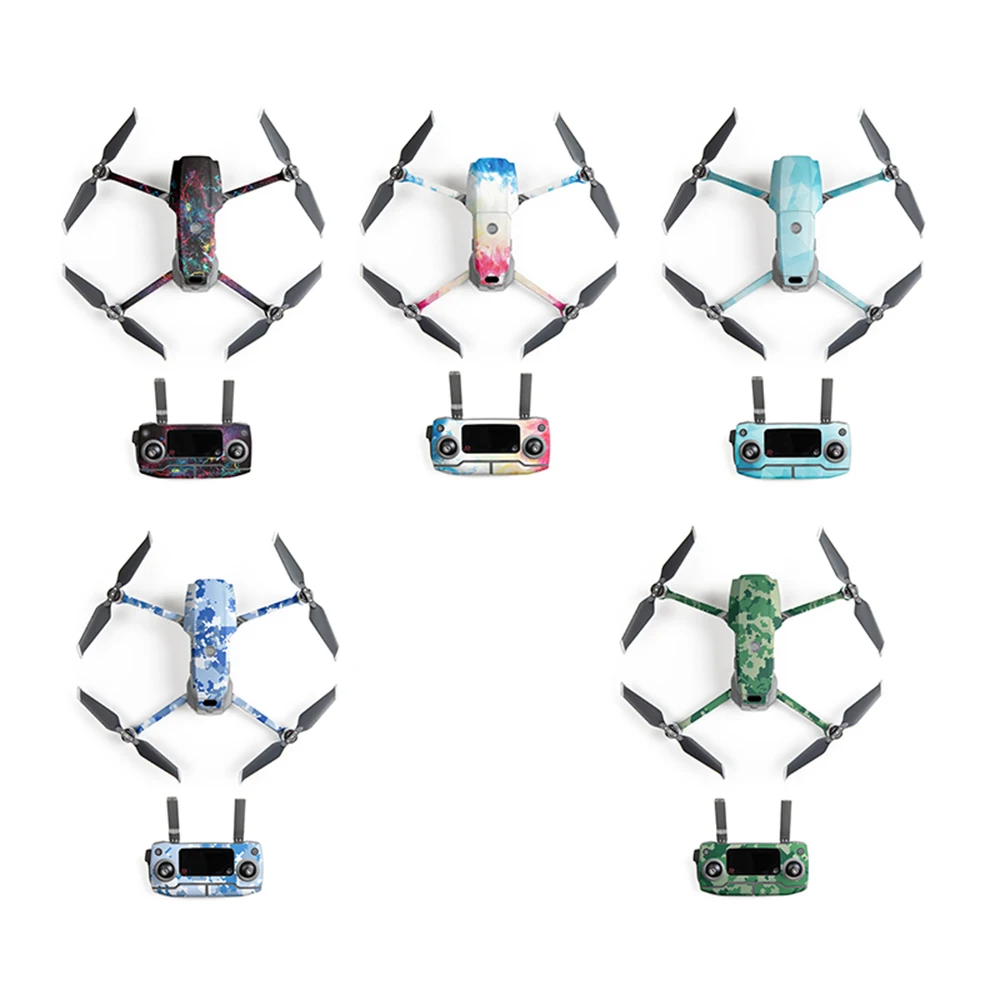 Наклейка в виде акулы PGYTECH DJI Mavic 2 5 цветов стикер для тела дрона клейкая кожа