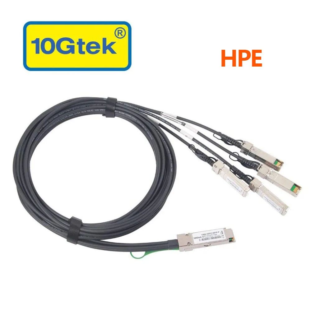 HPE JG330A 3 метровый 40 ГБ/сек. QSFP + к 4x SFP прямое подключение пробоя кабель пассивный