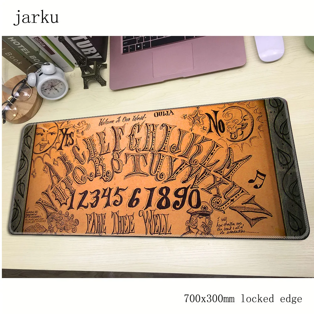 Ouija доска коврик для мыши геймеров 700x300 мм ноутбука большой игровой подарок на