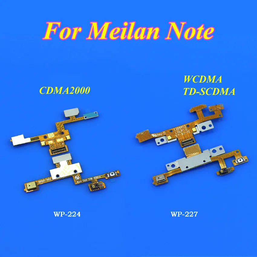 Гибкий кабель для Meizu Meilan M2 M3 M3S Note Note2 Note3 металлический боковой переключатель