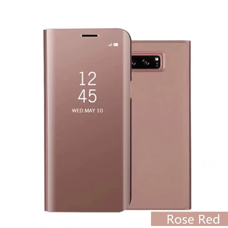 Luxury Mirror Clear View Smart For Samsung Galaxy S9 S8 Plus S7 S6 Edge Note9 8 5 Case J7Prime J5Prime A3 A5 A7 2017 | Мобильные