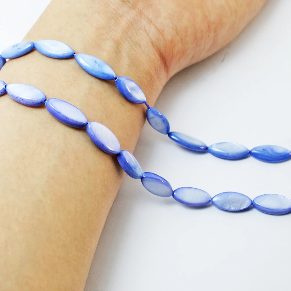 22 шт. смешанные цвета с конским глазом натуральный швабра бусины для женских