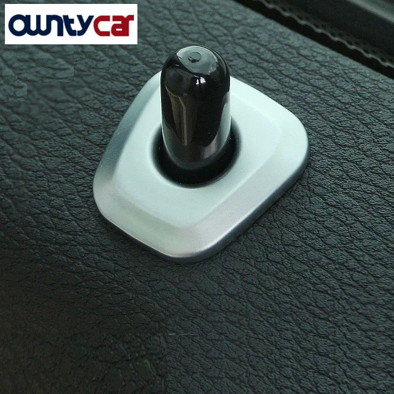 

4 Pcs For BMW X1 F48 2016-2018 ABS Plastic Chrome Door Lock Cover Trim Stickers For BMW X2 F47 2018