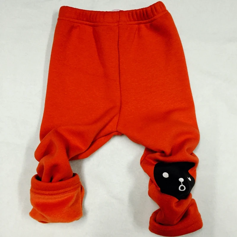 

Kid Legging Baby Girls Winter Leggings Kids Winter Warm Pants Children Cotton Cartoon Print Rabbit Girl Thicken Long Pants