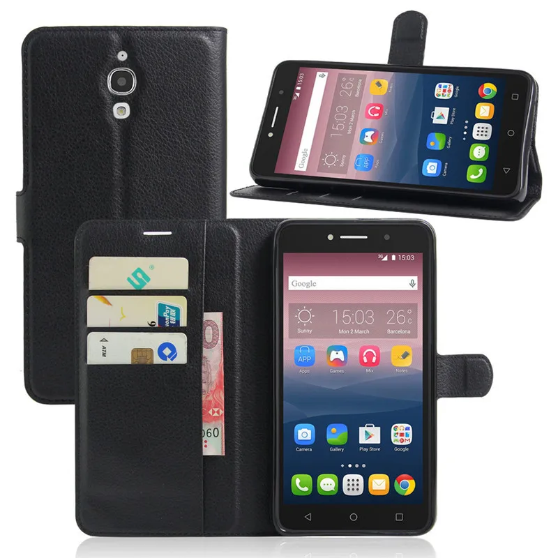 Yinghui PU кожаный бумажник чехол для Alcatel One Touch Pixi 4 6.0 8050D Чехол Флип 6 &quotзащитный