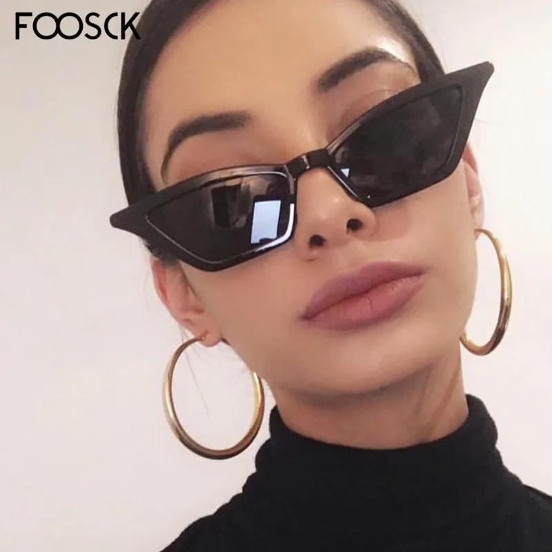 FOOSCK, сексуальные женские квадратные солнцезащитные очки, женские, брендовые, дизайнерские,, солнцезащитные очки, винтажные очки, UV400