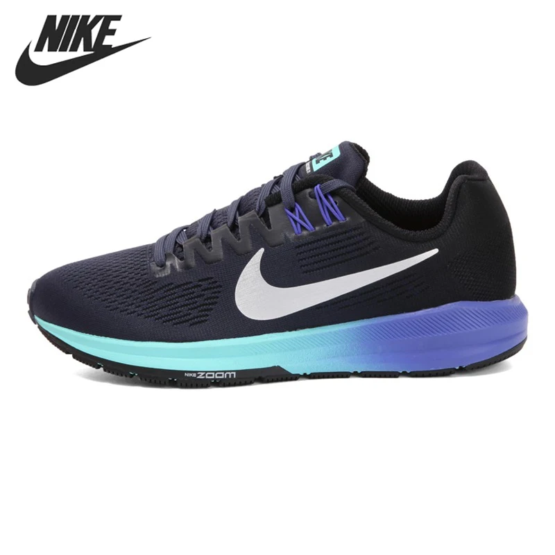 Новые оригинальные кроссовки NIKE AIR ZOOM структура 21 женские для бега|Беговая обувь|