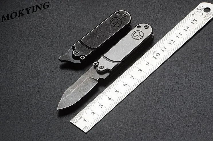MOKYING pocket folding knife steel handle Mini camping hunting survival key chains tactical knives outdoor EDC Tool | Инструменты
