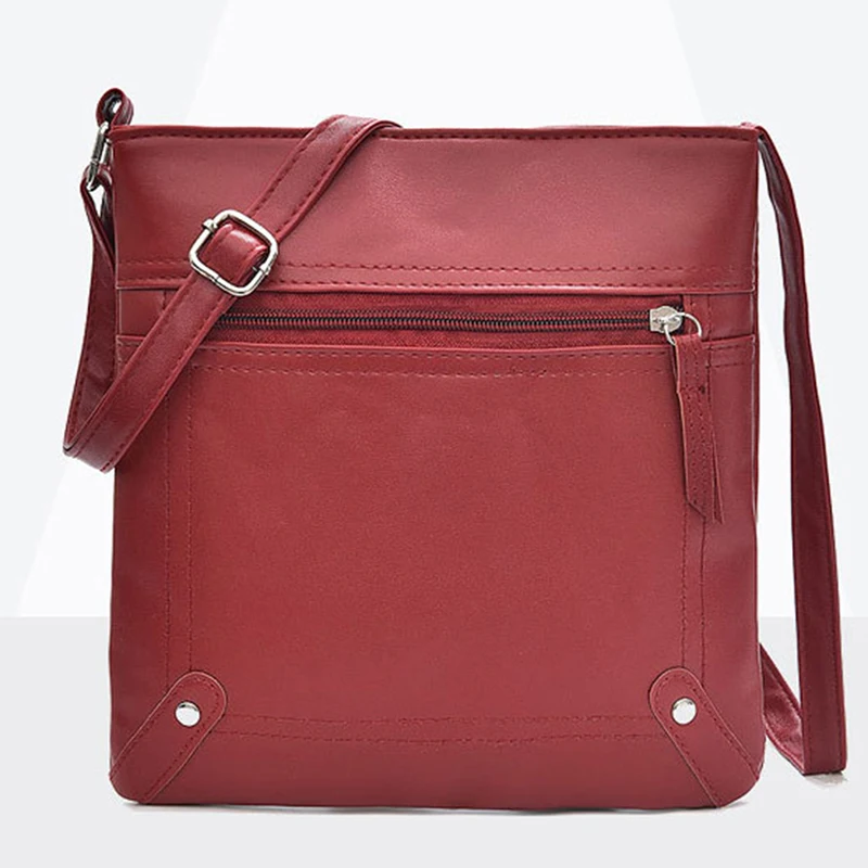 

New Single Shoulder Diagonal Female Bag Fashion Casual Retro Envelope Bag Zipper Shoulder Messenger Bag
