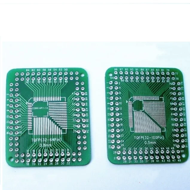 Glyduino FQFP TQFP LQFP 32 44 64 80 100 Для DIP адаптера пластины PCB платы