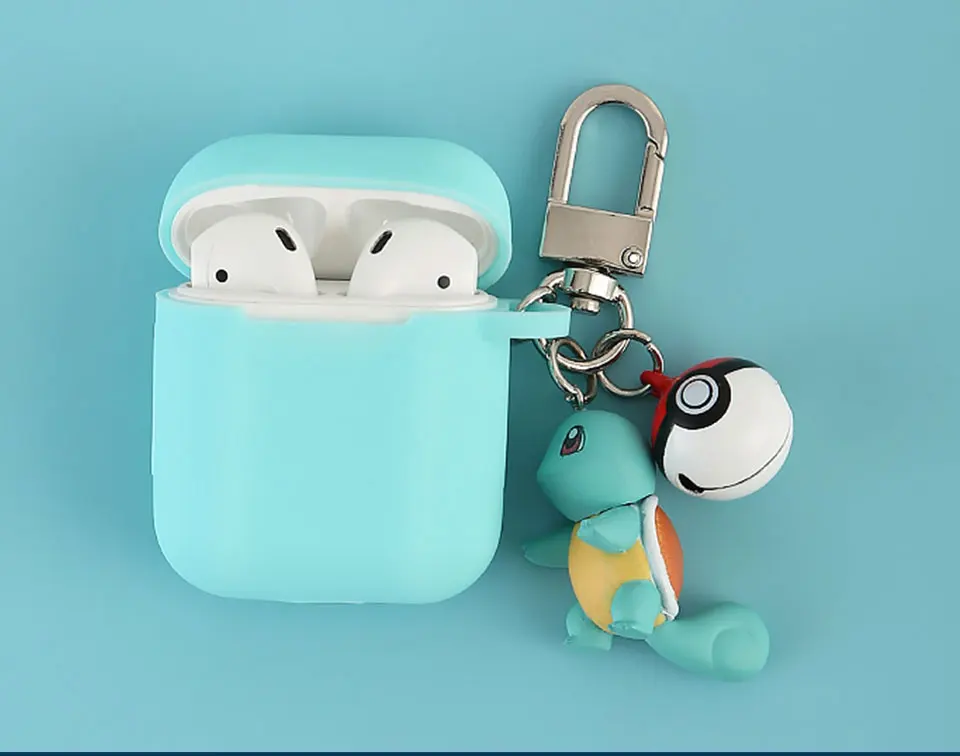 Милый японский мультяшный силиконовый чехол для Apple Airpods, чехол, аксессуары, Bluetooth, чехол для наушников, сумка, декоративная крышка, брелок