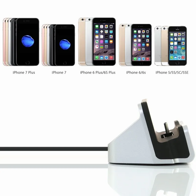 Металлическая Подставка для зарядки iPhone Xs Max XR X док станция iphone 7 8 6 6s plus зарядная 5